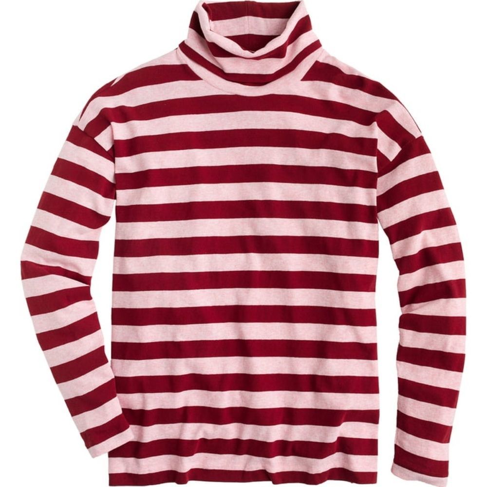 NWT J. Crew Deck Stripe Turtleneck size S // D25